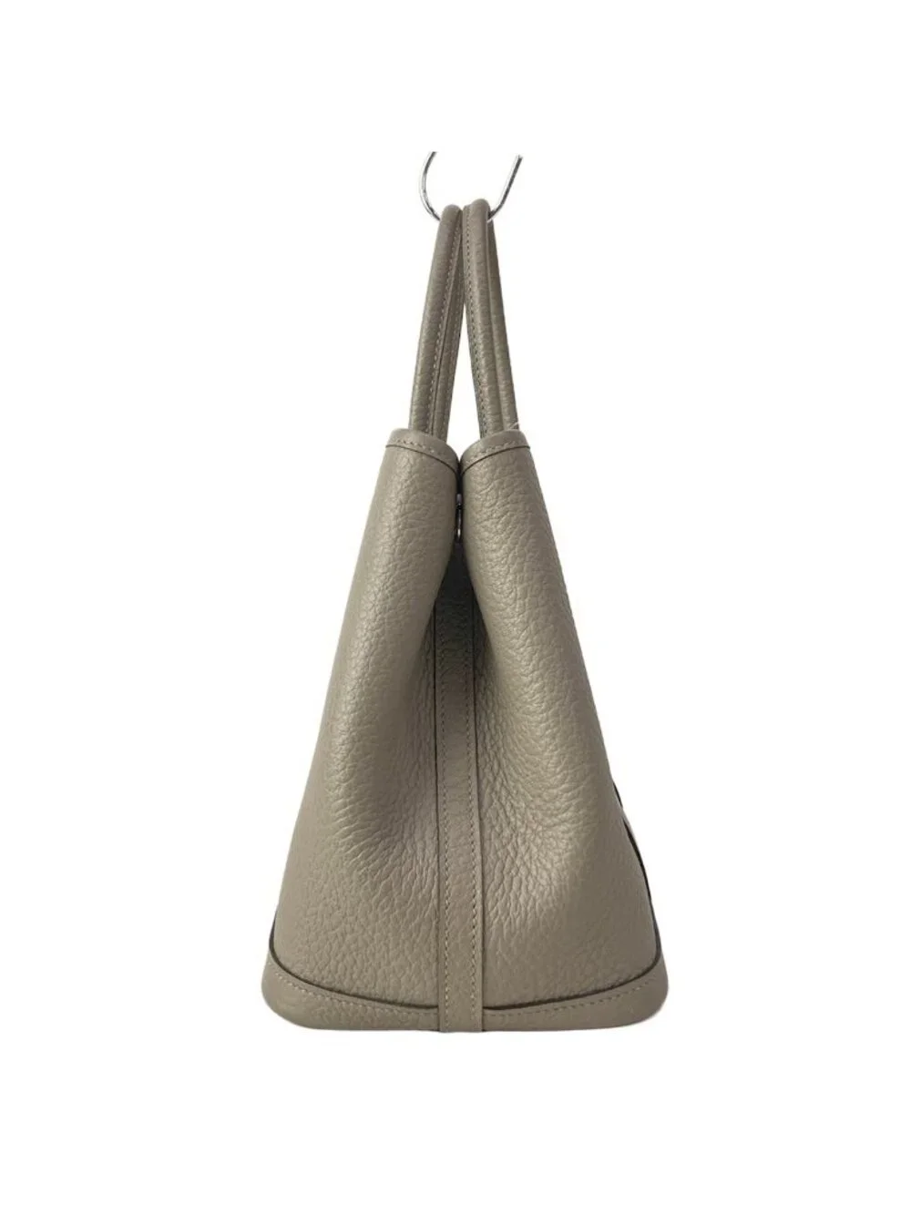 Hermes Tote Garden Party TPM Griasphalt Silver